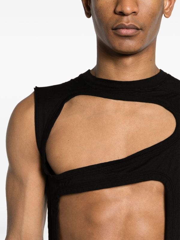 Rick Owens DRKSHDW Membrane カットアウト タンクトップ - Farfetch