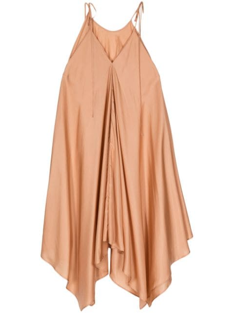 Shanshan Ruan asymmetric silk dress