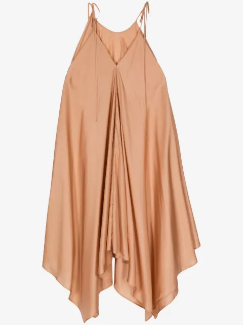 Shanshan Ruan asymmetric silk dress