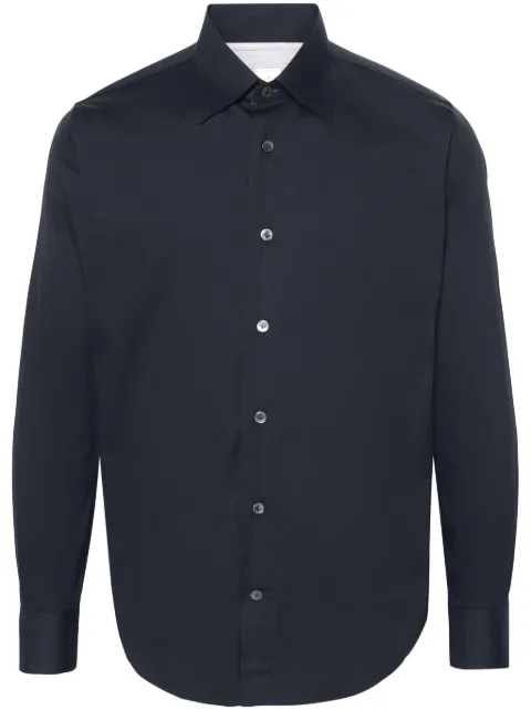 Eleventy camisa con cuello de pico