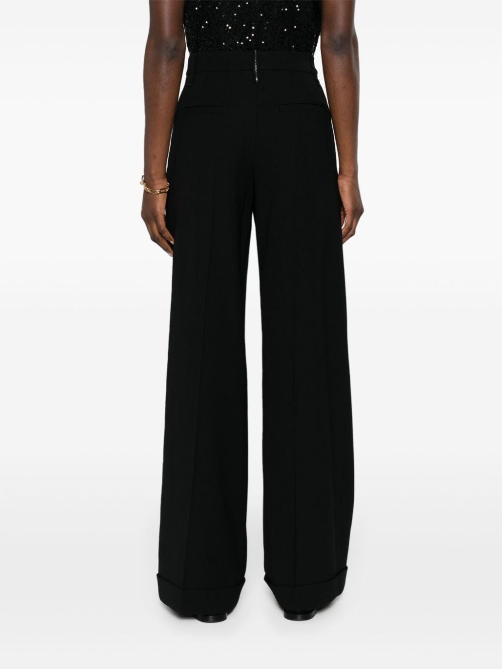 Shop Brunello Cucinelli Straight-leg Tailored Trousers In Black