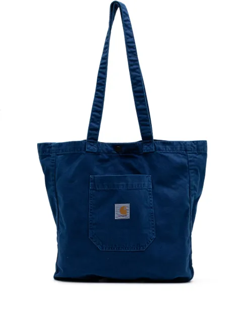 Carhartt WIP logo-patch cotton tote bag