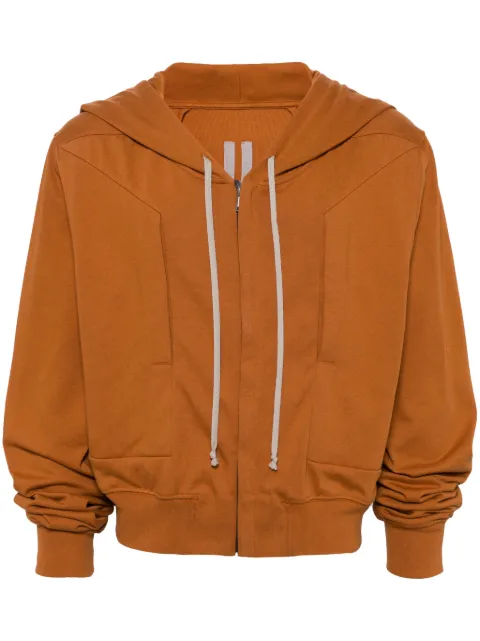 Rick Owens drawstring hooded cotton jacket