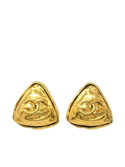 Boucles d'oreilles à clip (1990-2009) - CHANEL Pre-Owned - Modalova