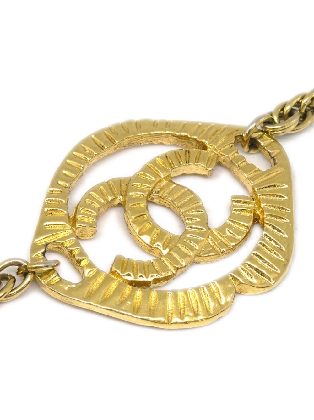 Image 2 of CHANEL Pre-Owned 1990-2000s CC pendant necklace