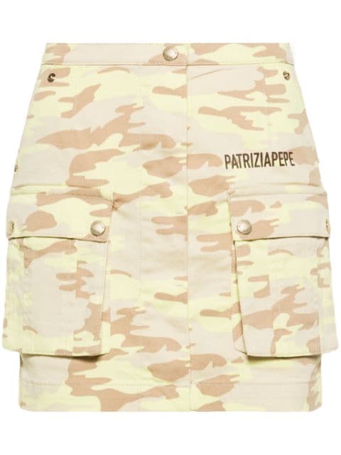 Patrizia Pepe camouflage-print cargo skirt