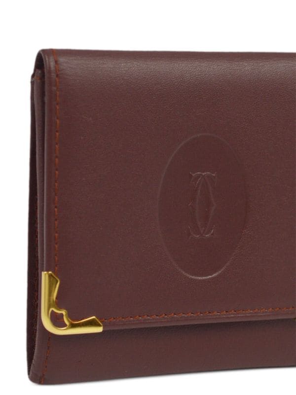 Cartier 1990 2000s logo embossed Wallet Farfetch