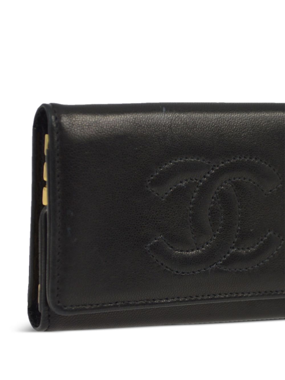 CHANEL 1998 CC stitch key case Women