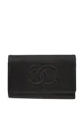 CHANEL Pre-Owned 1998 CC stitch key case - Black