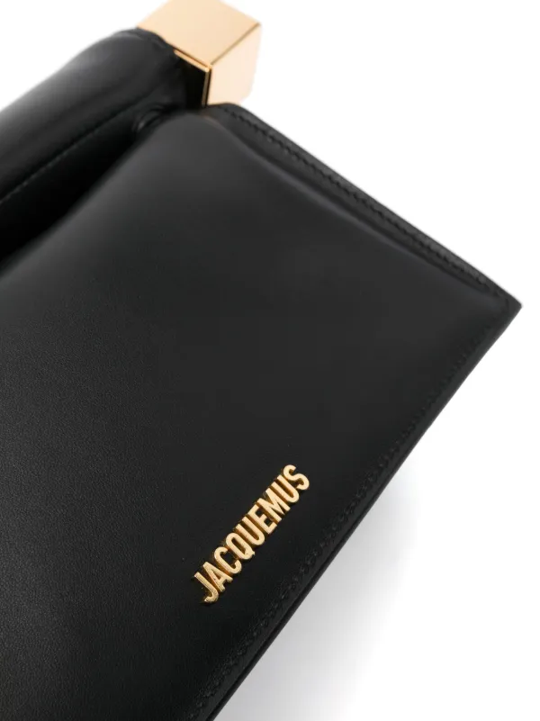 Jacquemus La Pochette Rond Carré Clutch Bag | Black | FARFETCH