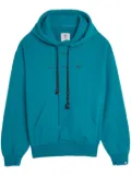 adidas x SFTM logo-print hoodie - Blue