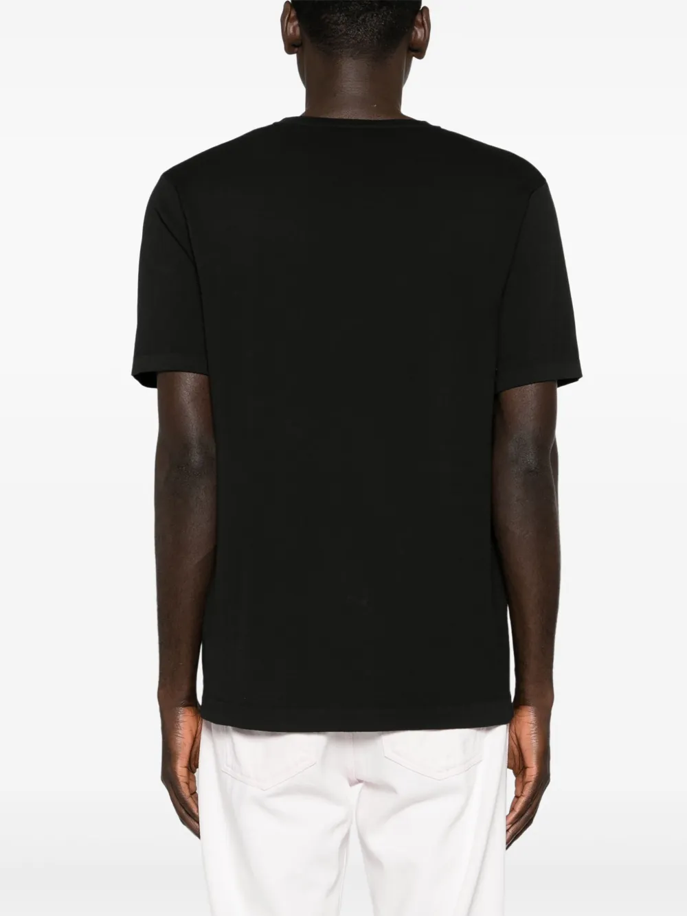 DONDUP T-shirt met geborduurd logo Zwart