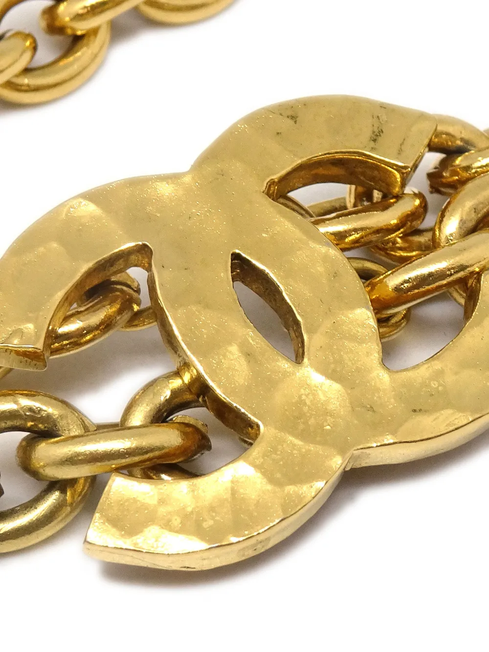 CHANEL Pre-Owned 1990-2000's riem met amulet - Goud