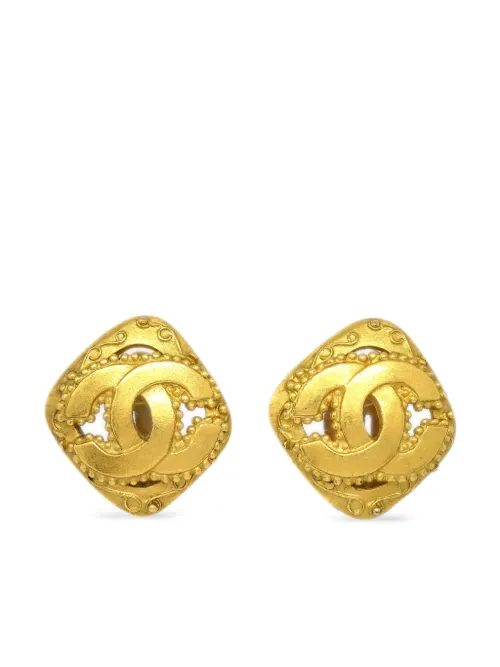 Boucles d'oreilles à clip (1996) - CHANEL Pre-Owned - Modalova
