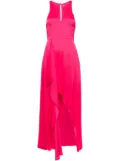 TWINSET asymmetric satin dress - Pink