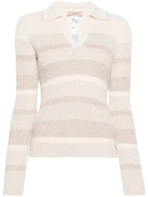 Pull à rayures - TWINSET - Modalova
