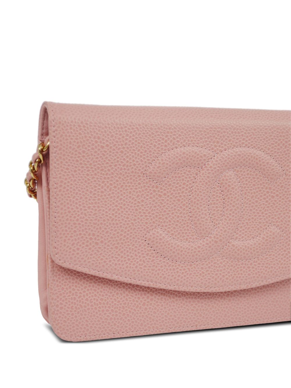 Cheap HOT SALE CHANEL 1990-2000s CC wallet-on-chain Women