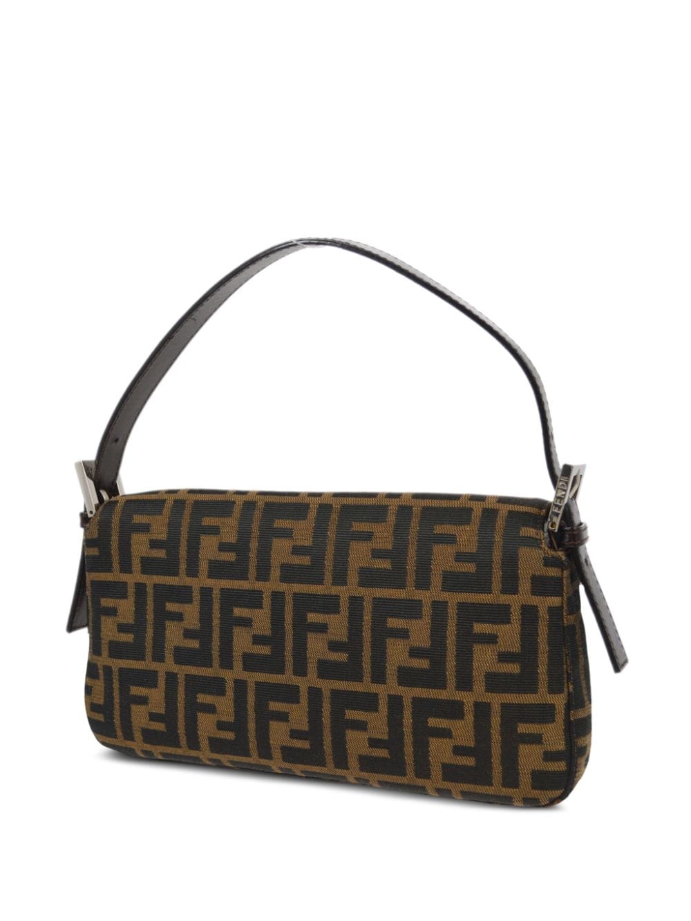 Pre-owned Fendi 1990-2000s Zucca Baguette Handbag In Brown