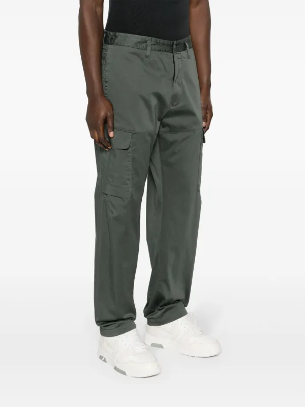 Stone Island Compass-badge Cargo Pants | Grey | FARFETCH