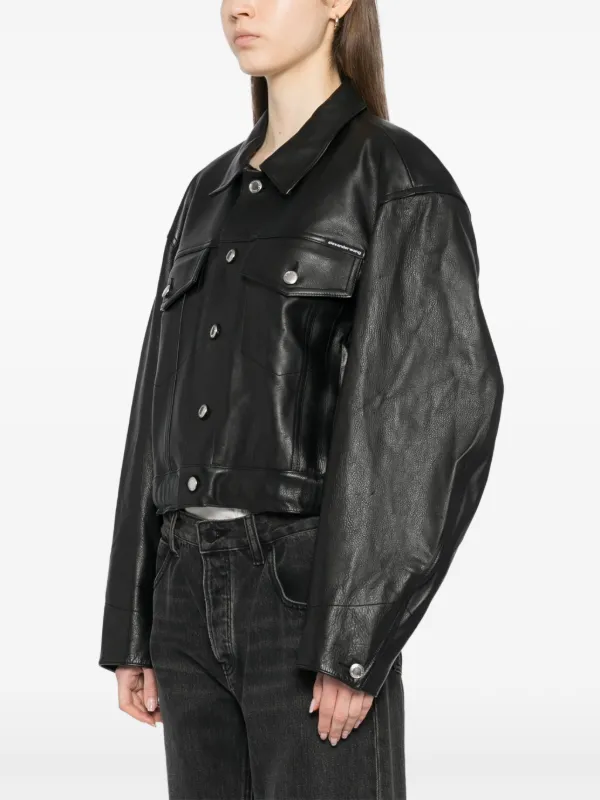 ジャケット Alexander Wang Black Denim Jacket Alexander Wang Denim Jacket | Black | FARFETCH