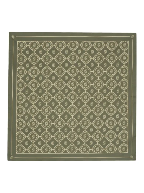 Drôle De Monsieur monogram-jacquard cotton scarf