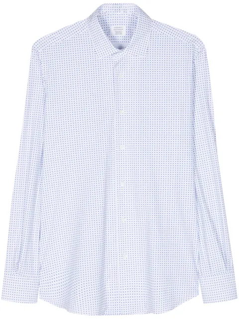 Mazzarelli geometric-pattern shirt