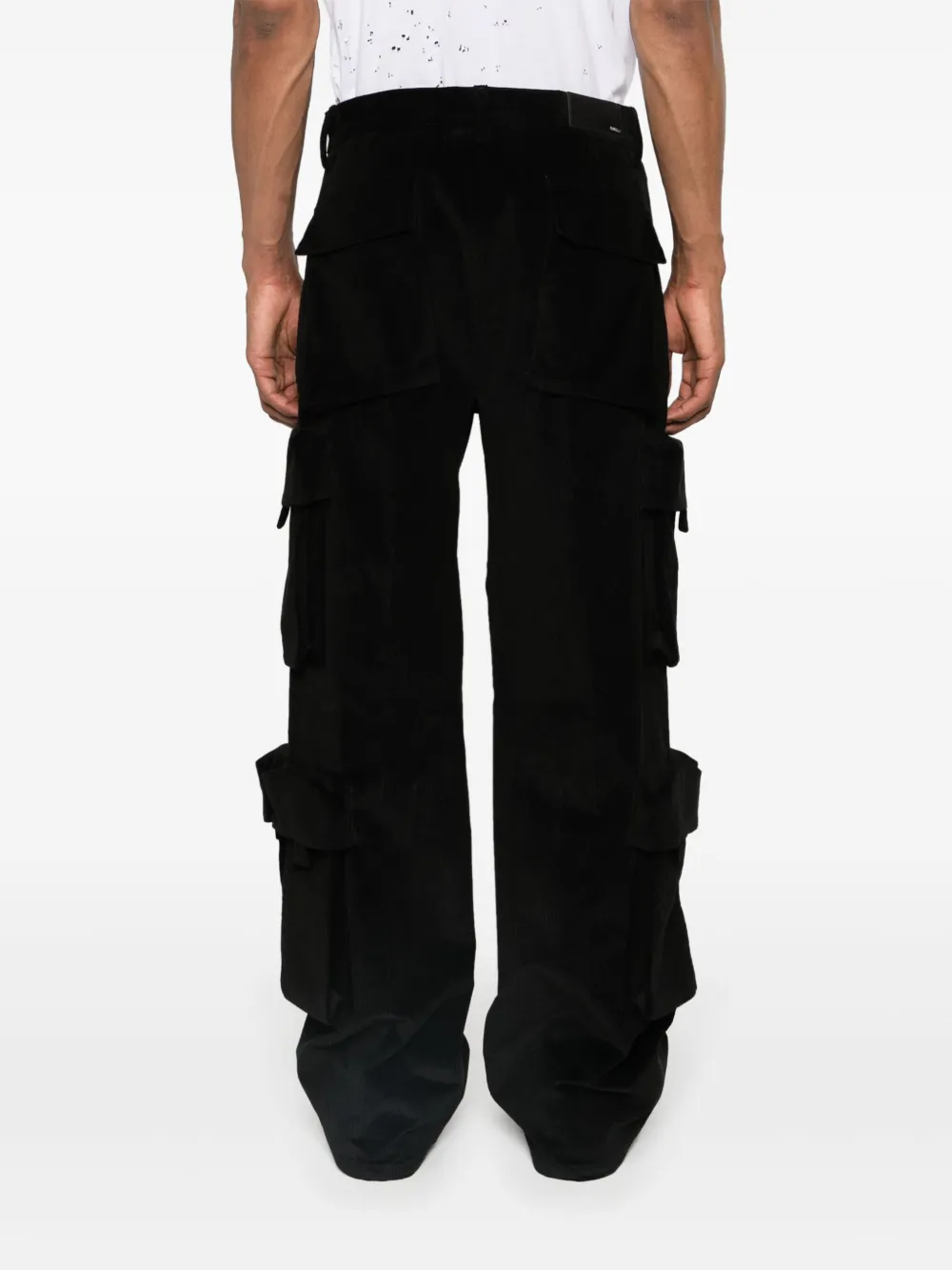 AMIRI Ribfluwelen broek Zwart