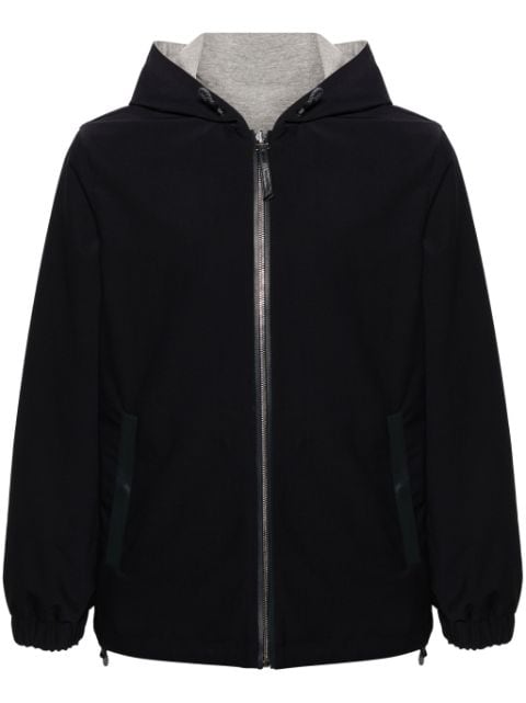 Yves Salomon zip-up hooded jacket