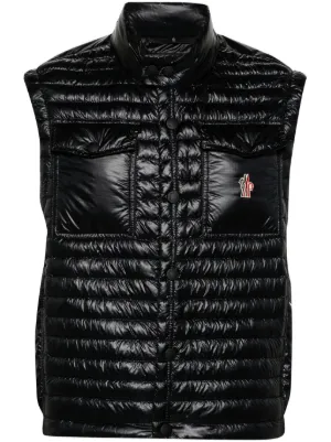 Moncler キルティング ベスト | ブラック | FARFETCH JP