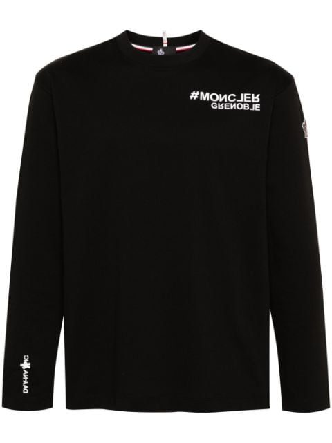 Moncler Grenoble logo-appliqué cotton T-shirt