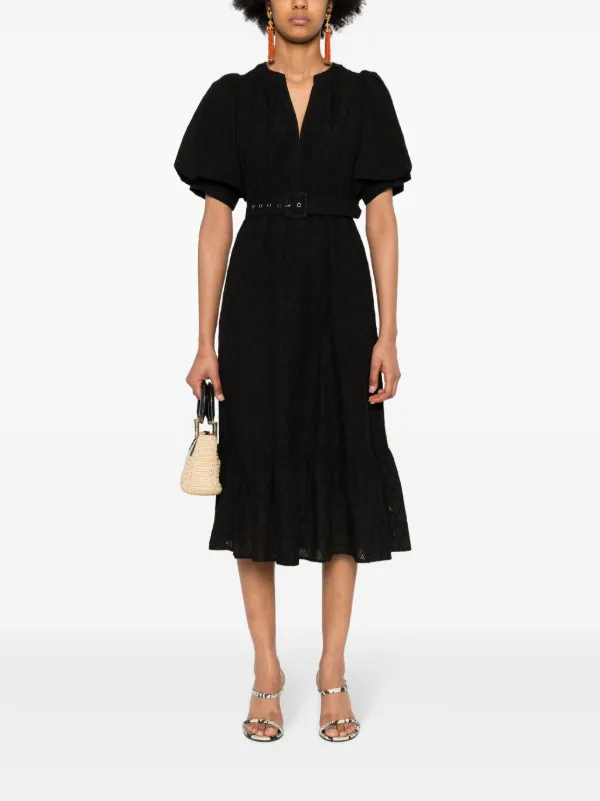 Dvf ebony best sale midi dress