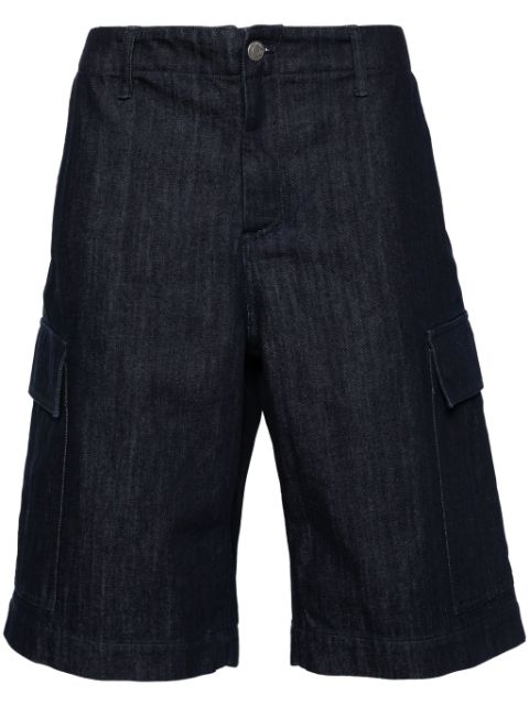 Yves Salomon Knielange Jeans-Shorts