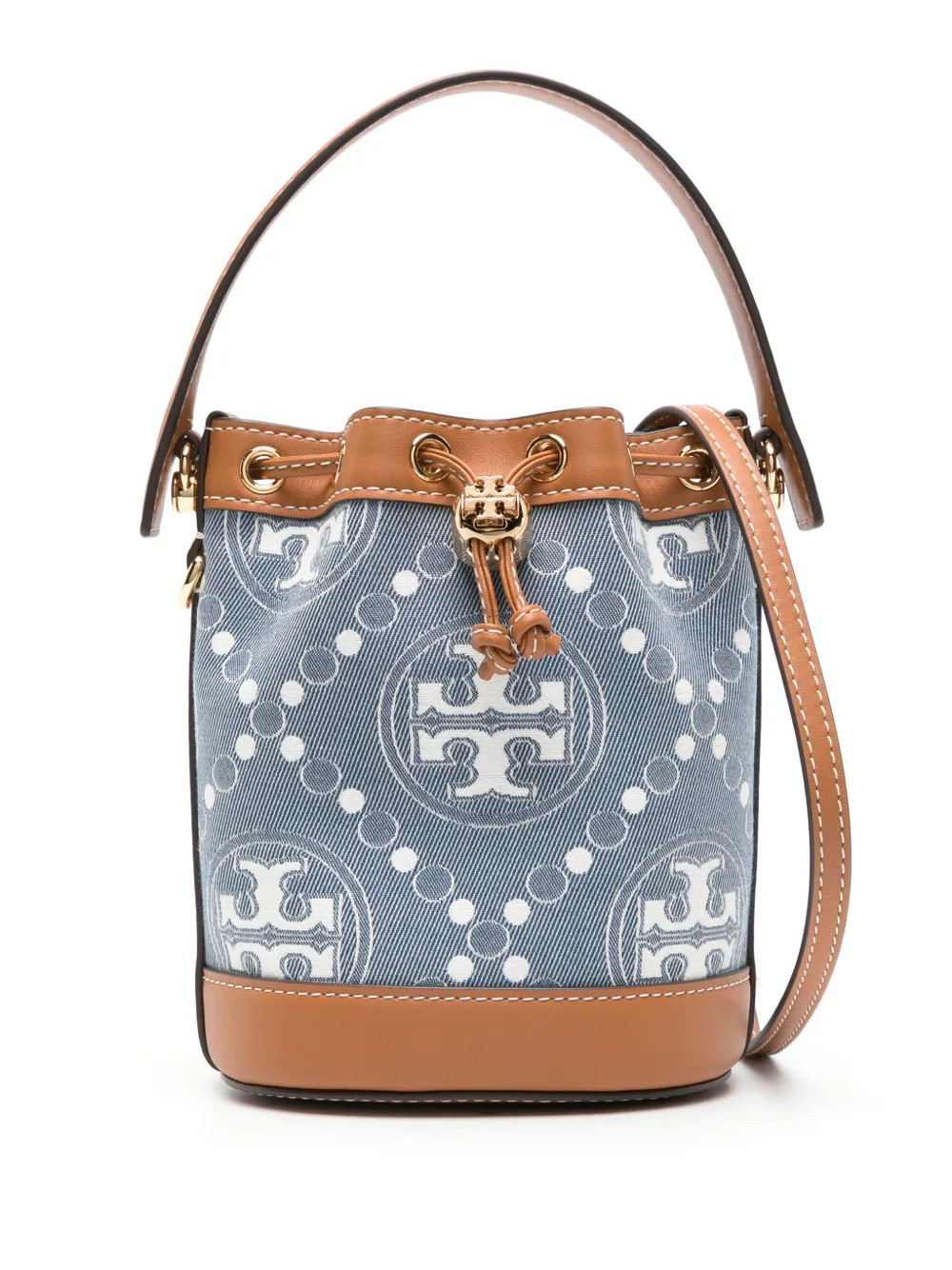 Tory Burch Mini T Monogram Bucket Bag Farfetch 4655