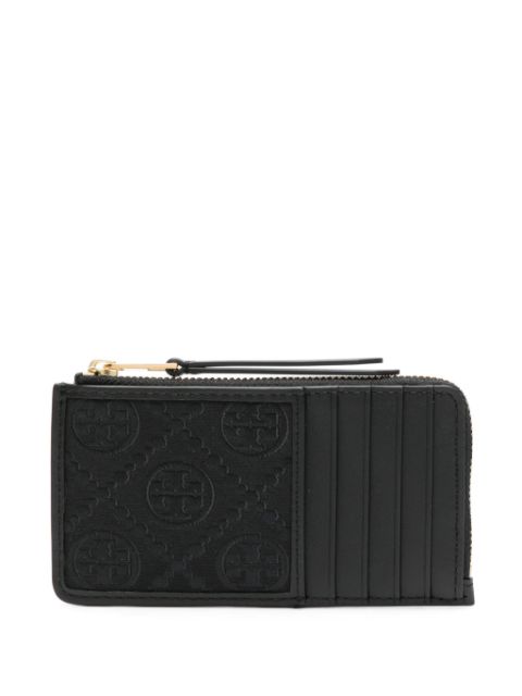 Tory Burch T Monogram zip card holder Women