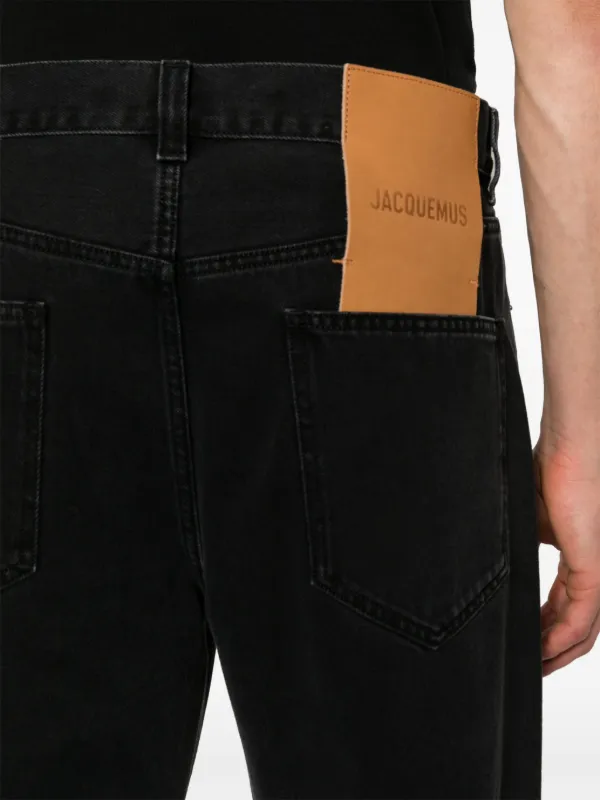 Jacquemus Le De Nîmes ストレートジーンズ | ブラック Jacquemus Le De Nîmes ストレートジーンズ | ブラック