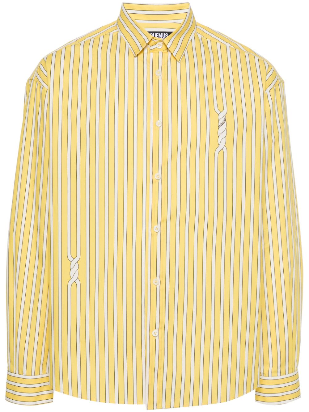 Shop Jacquemus La Simon Shirt In Yellow