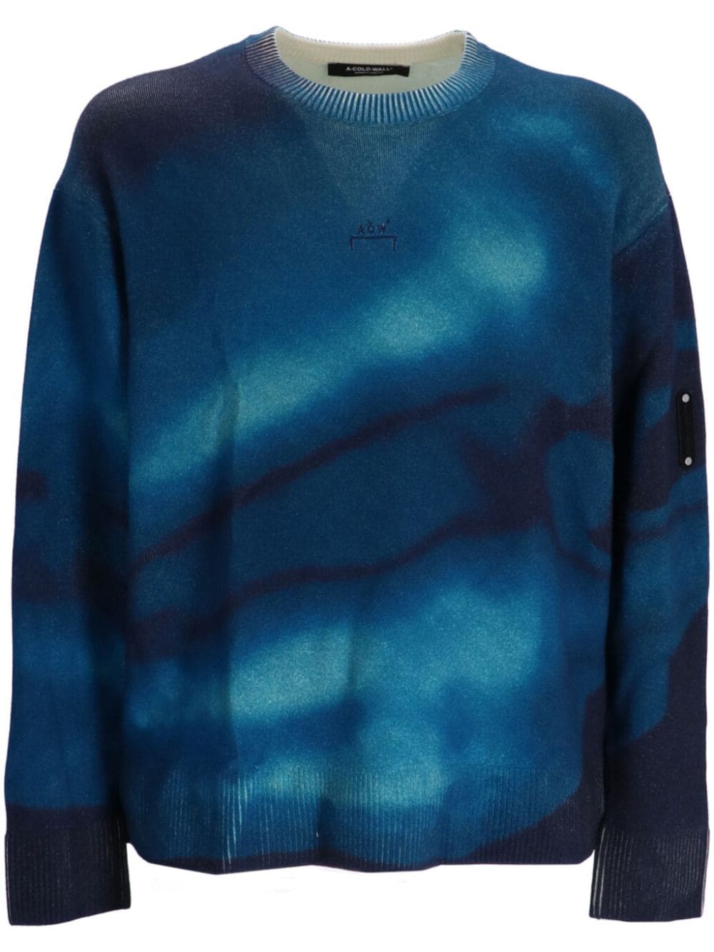 A-COLD-WALL* gradient-effect wool jumper - Blue