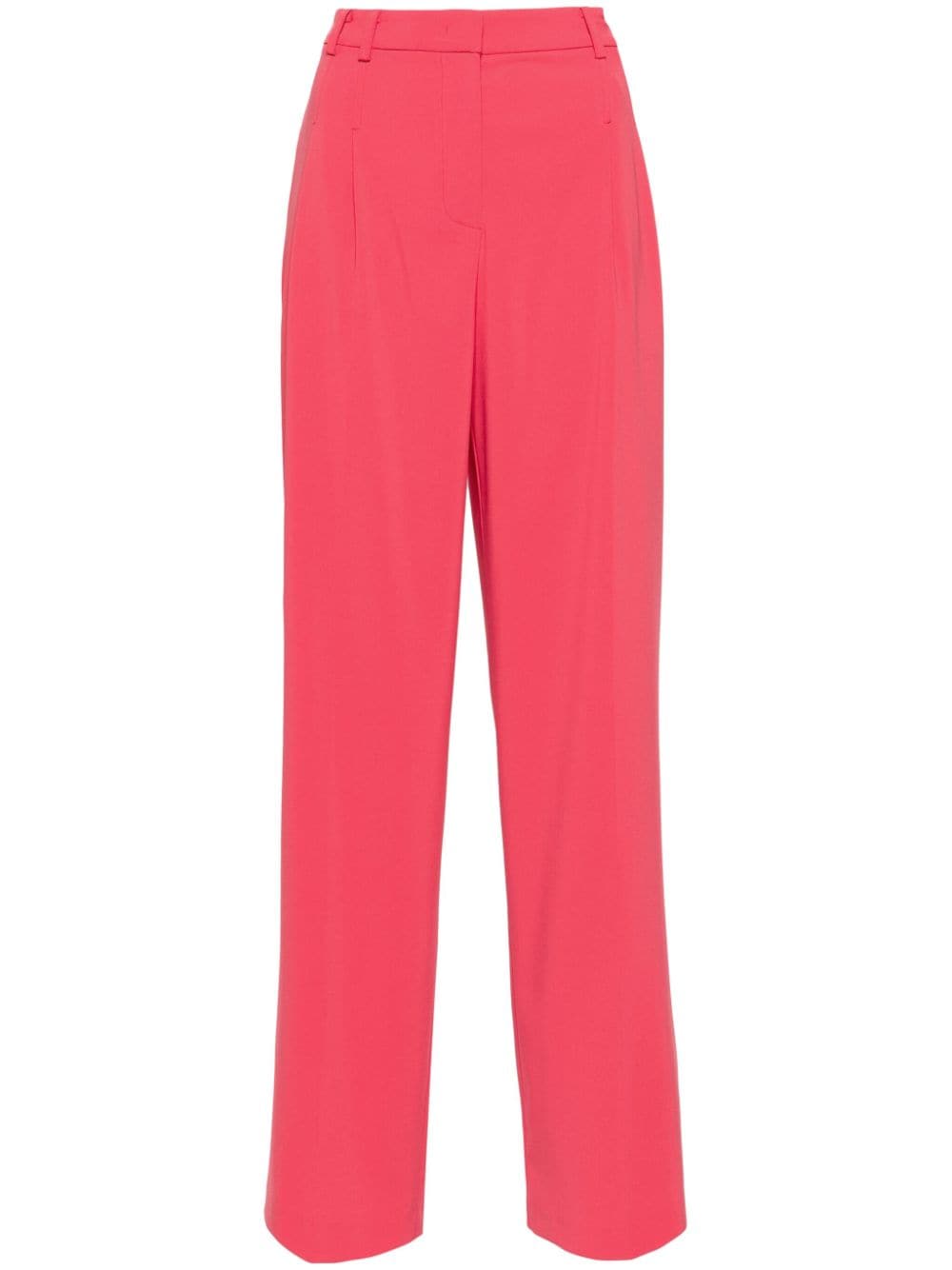 Patrizia Pepe Pantalon met wijde pijpen Roze