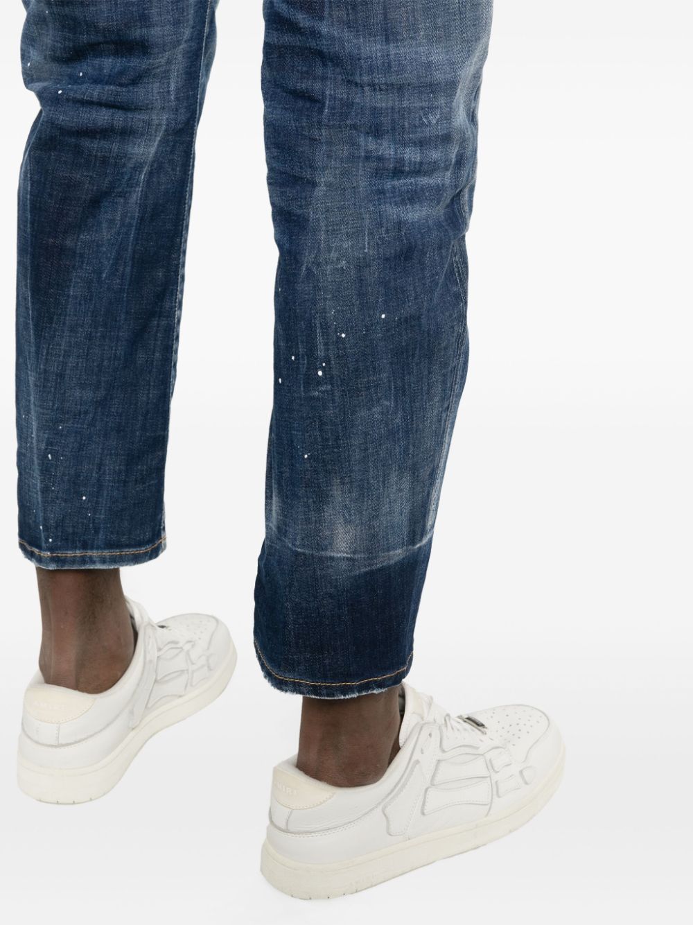 Shop Dsquared2 Bro Jean Straight-leg Jeans In Blue