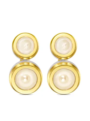 TASAKI M/G Sliced Sphere パール ピアス 18Kイエローゴールド