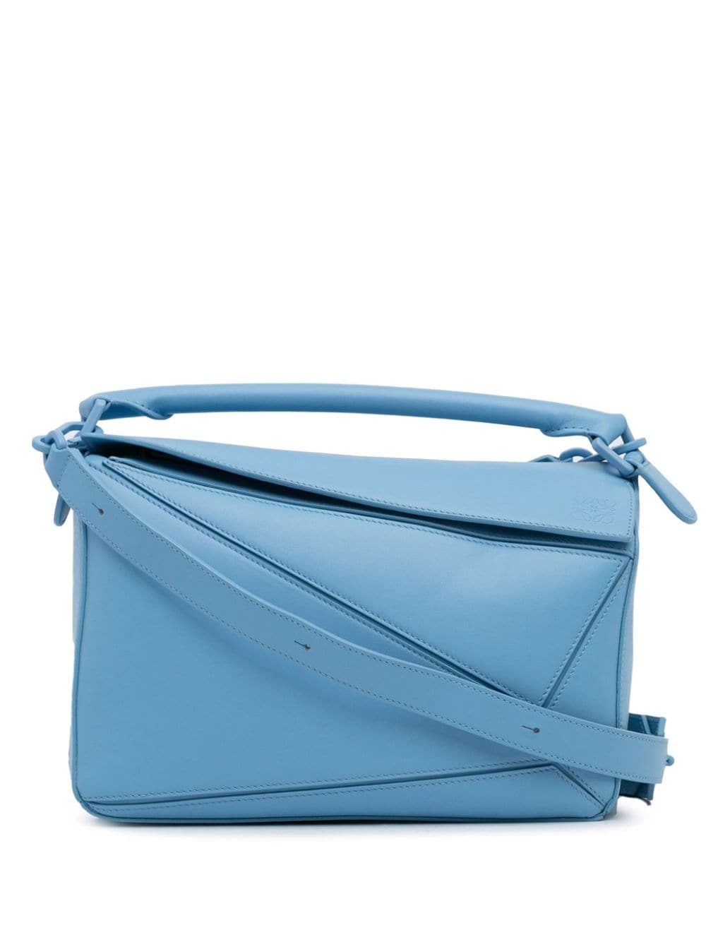 Pre-owned Loewe 2022 Medium Puzzle Cross Body Bag In Blue