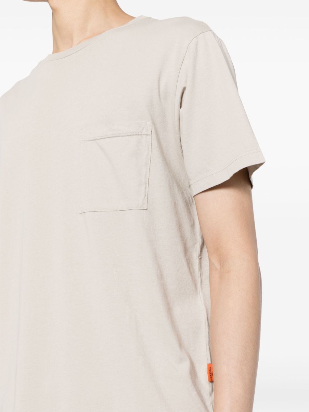 Shop Barena Venezia Chest-pocket Cotton T-shirt In 中性色