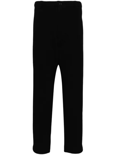 Yohji Yamamoto straight-leg cotton trousers