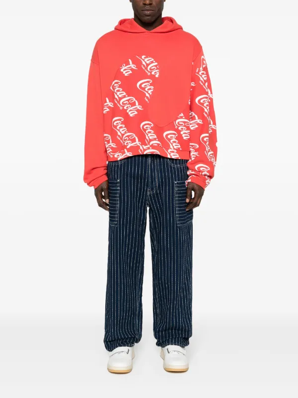 Red coca cola sweatshirt outlet