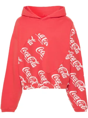 Pink coca sales cola hoodie