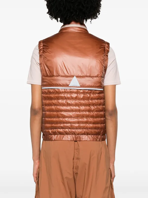 Moncler Grenoble Gumiane Quilted Down Gilet | Red | FARFETCH