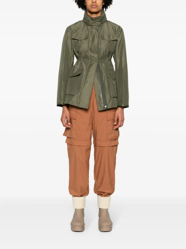 Moncler Ilo concealed-hood Jacket | Green | FARFETCH JO