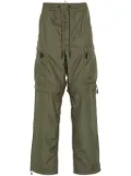 Moncler Grenoble straigh-leg adjustable trousers - Green