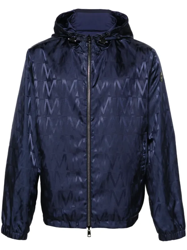 Moncler Lepontine フーデッドジャケット | ブルー | FARFETCH JP