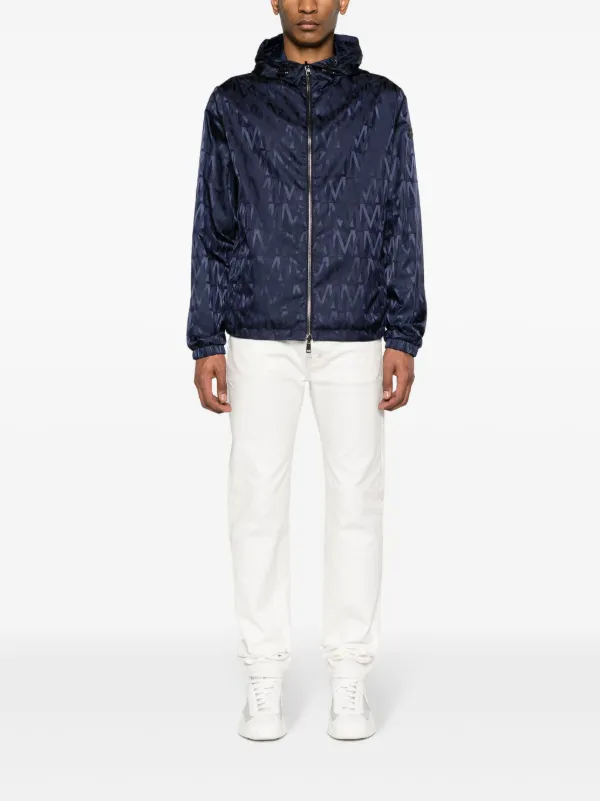 Moncler Lepontine Hooded Jacket | Blue | FARFETCH
